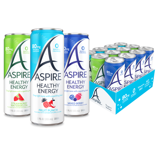 Aspire Fan Favorite Variety Pack Healthy Energy Drinks