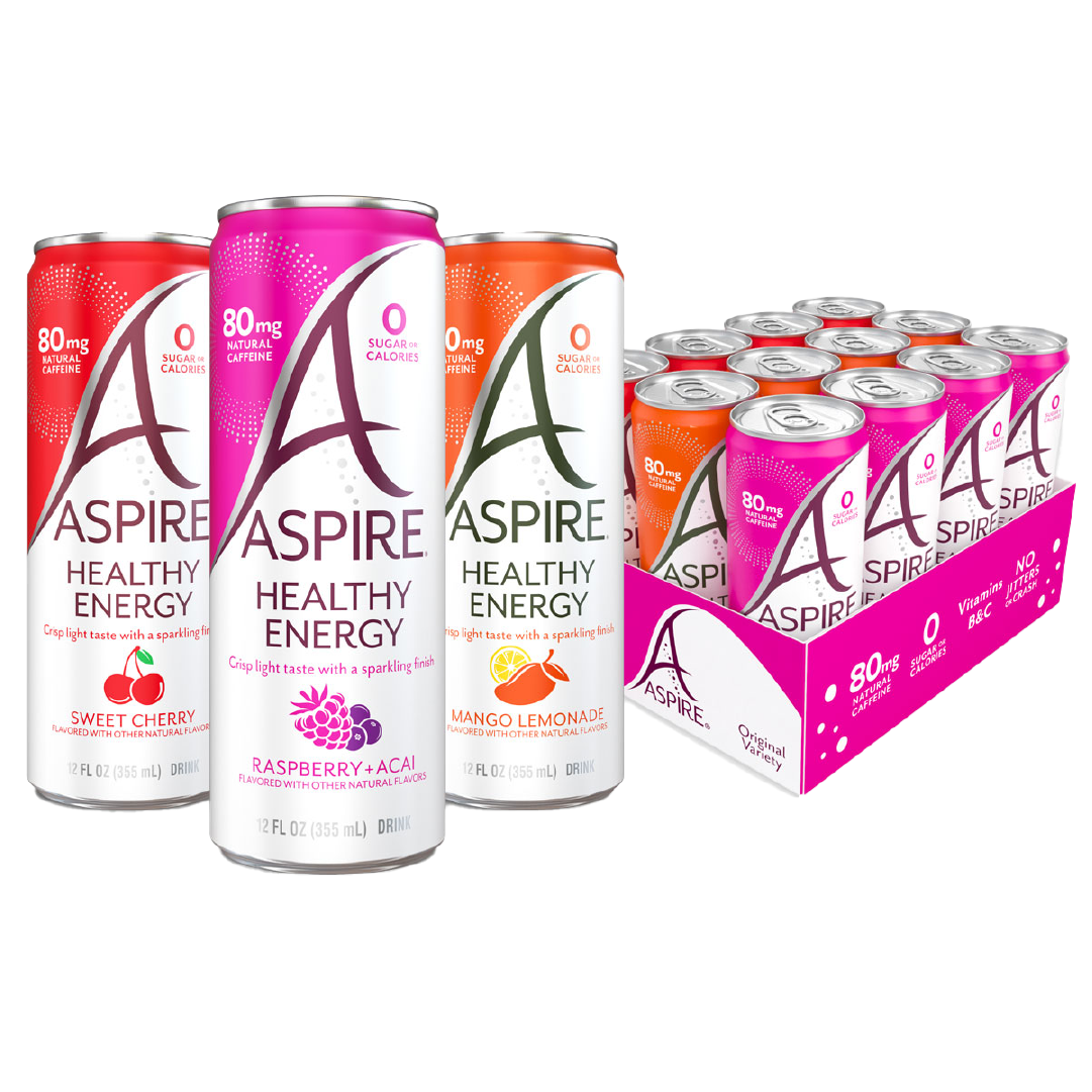 The Classics Variety Pack Aspire Healthy Energy Drinks.