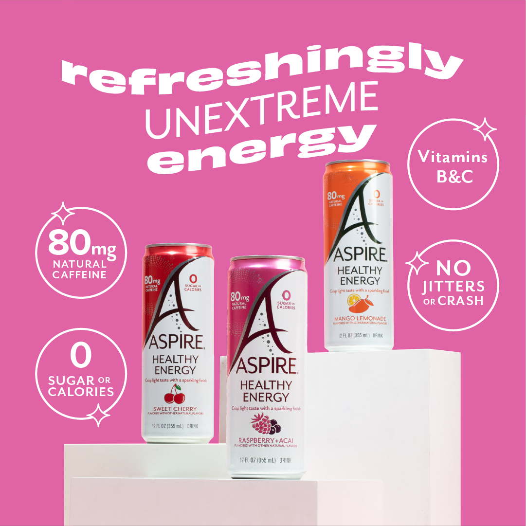 The Classics Variety Pack Aspire Healthy Energy Drinks.
