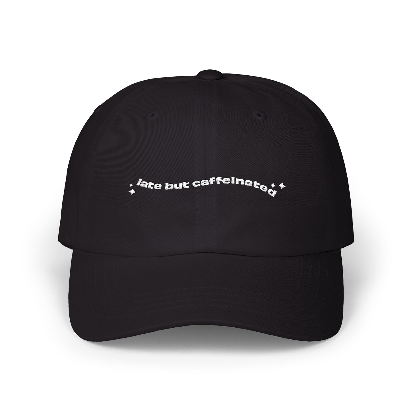 Late But Caffeinated Dad Cap