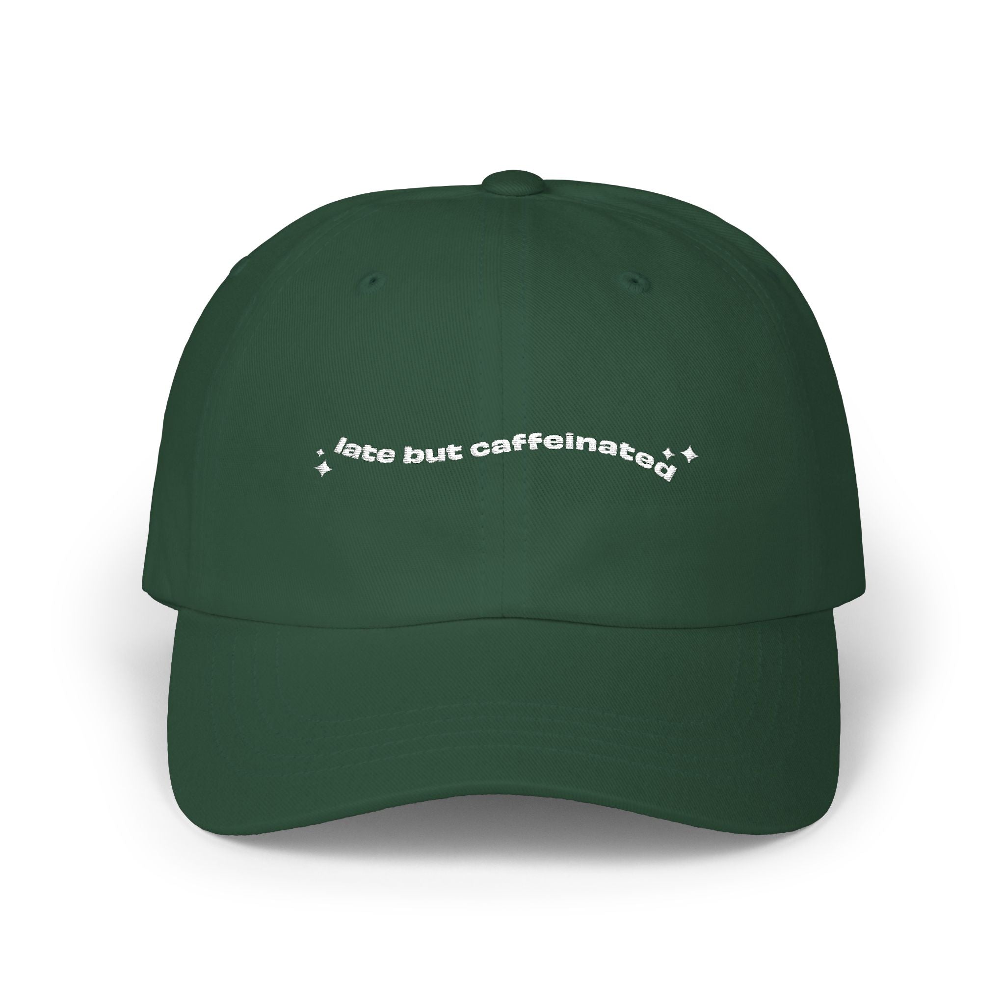 Late But Caffeinated Dad Cap