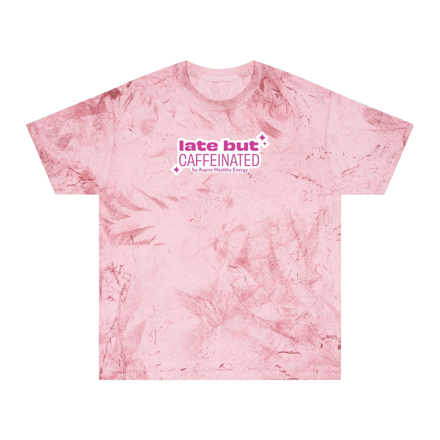 Late But Caffeinated Tie-Dye Tee