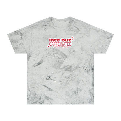 Late But Caffeinated Tie-Dye Tee