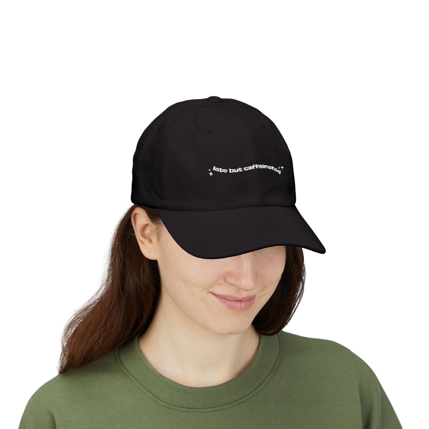 Late But Caffeinated Dad Cap