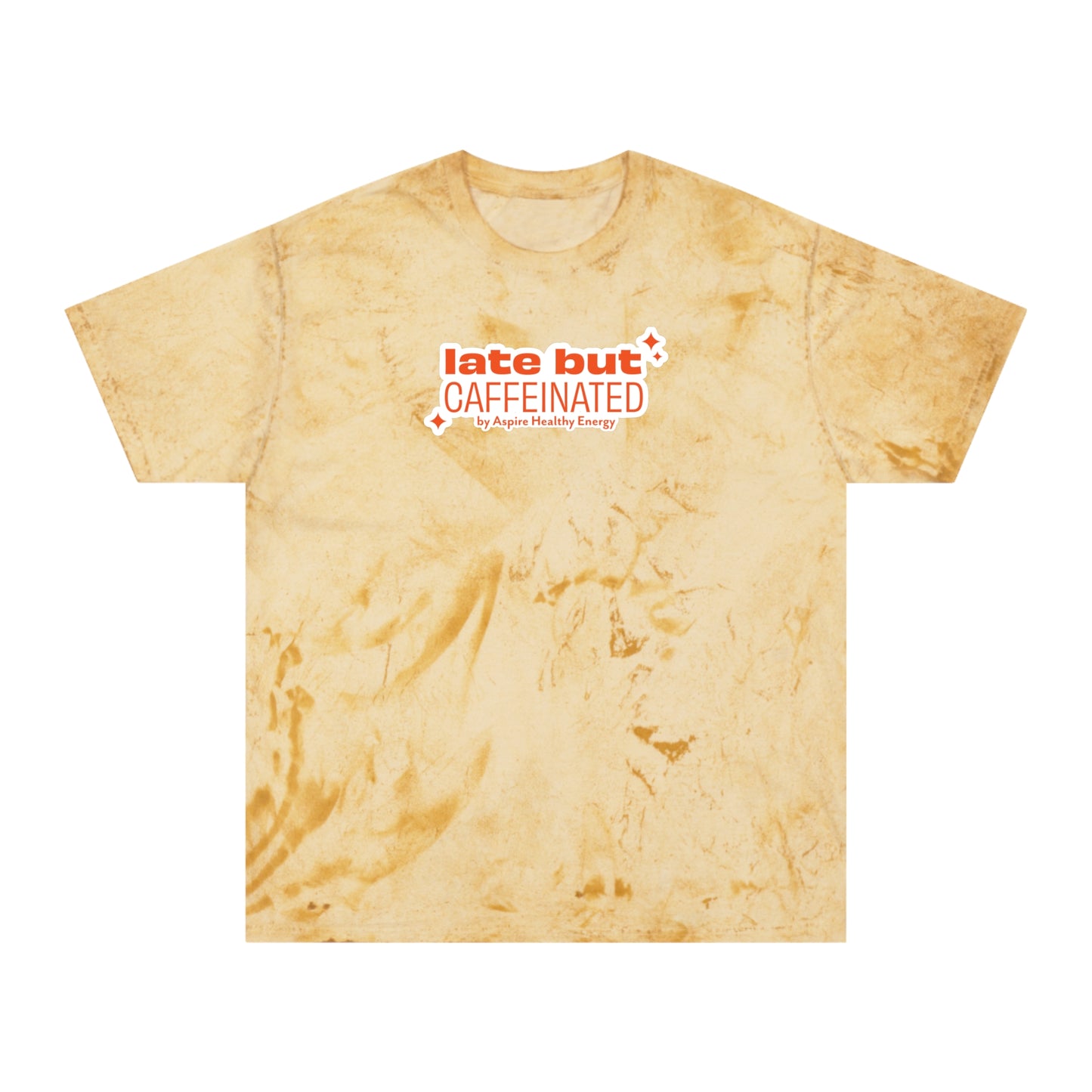 Late But Caffeinated Tie-Dye Tee