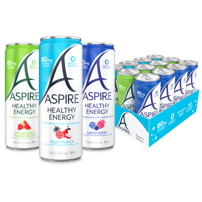 Aspire Fan Favorite Variety Pack Healthy Energy Drinks