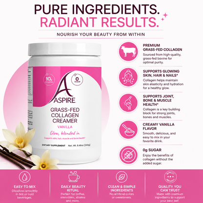 Aspire Grass-Fed Collagen Creamer