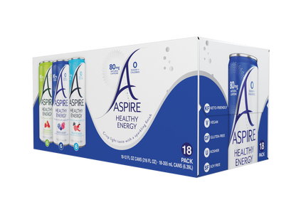 Fan Choice Variety Pack Aspire Healthy Energy Drinks