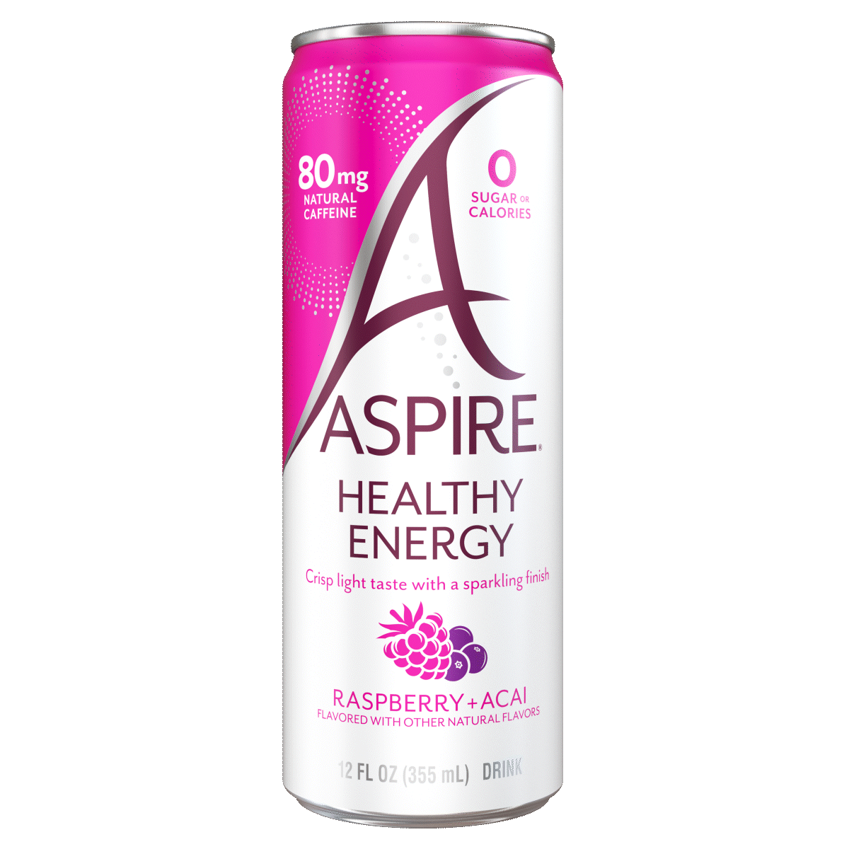 Raspberry+Acai Healthy Energy Drinks.