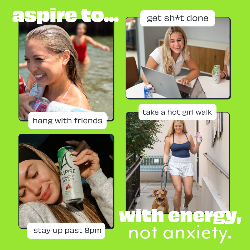 Strawberry Watermelon Aspire Healthy Energy Drink