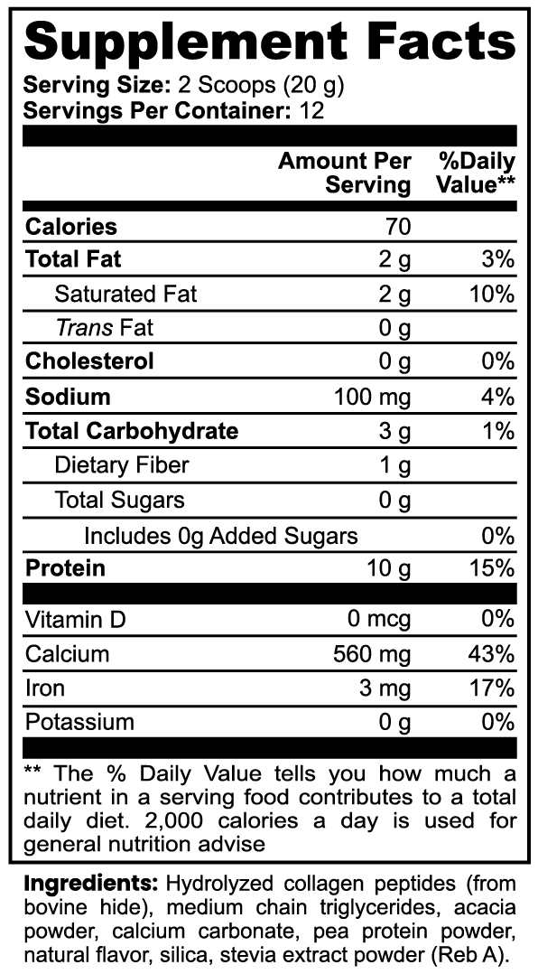 Aspire Grass-Fed Collagen Creamer