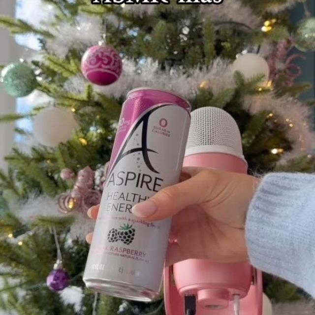 Peace, presents, and perfect ASMR — powered by Aspire Healthy Energy drinks. 😉 💜✨

#AspireHealthyEnergyDrinks #UnextremeEnergy #EnergyNotAnxiety #Energydrinks #ASMR