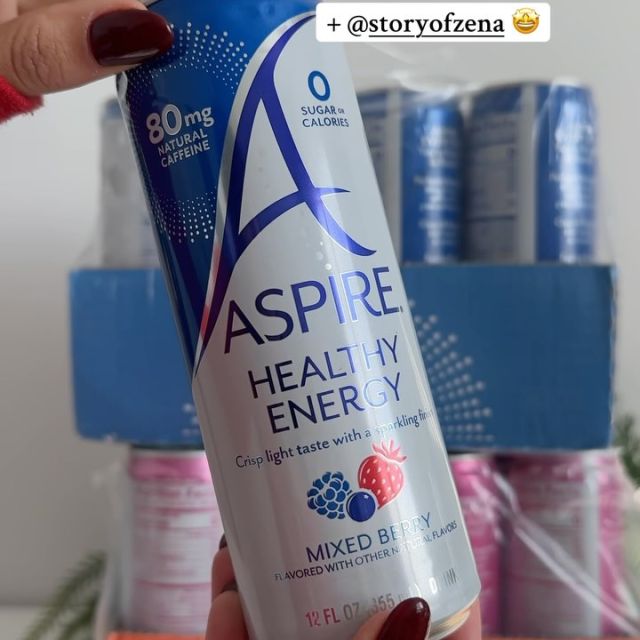 Holiday prep starts with a stocked fridge!🎄✨ Relax with @storyofzena on Day 15 of ASMR-mas— we’re beyond excited to have her here! ✨ 

#AspireHealthyEnergyDrinks #UnextremeEnergy #EnergyNotAnxiety #Energydrinks #ASMR