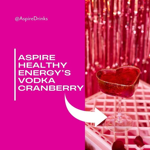 Energize your night with this tasty cocktail! Aspire’s vodka cranberry is the perfect drink. Energy, flavor, and still in bed by 10p. Who says you can’t have it all?! 😏💘 

#AspireHealthyEnergyDrinks #EnergyNotAnxiety #UnextremeEnergy #Energydrinks #cocktail