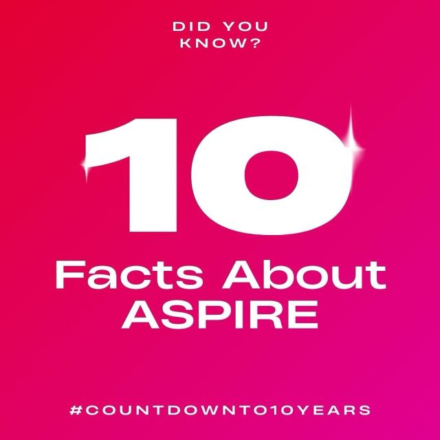 Did you make it to fact #10? 👀🤭 The countdown is ON, and we’re sooo excited for all the fun ahead! 🥳 Don’t forget to turn on notifications and follow us so you don’t miss a thing on our #Countdownto10years! 🎉✨

#AspireHealthyEnergyDrinks #EnergyNotAnxiety #UnextremeEnergy #Energydrinks