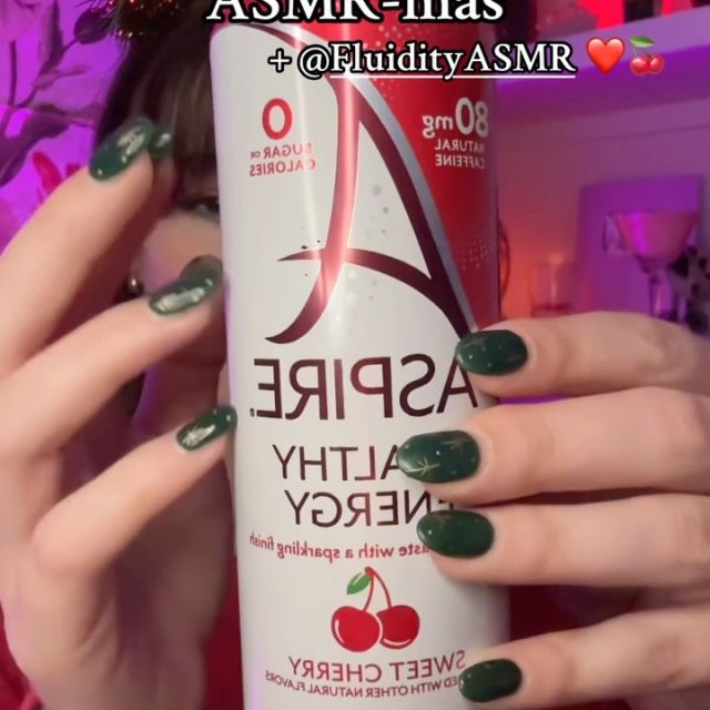 ✨ Red-themed relaxation is here! 🍒❤️ Join @fluidityasmr for an all red-themed ASMR experience during Aspire’s 25 Days of ASMR-mas!

#AspireHealthyEnergyDrinks #UnextremeEnergy #EnergyNotAnxiety #Energydrinks #ASMR