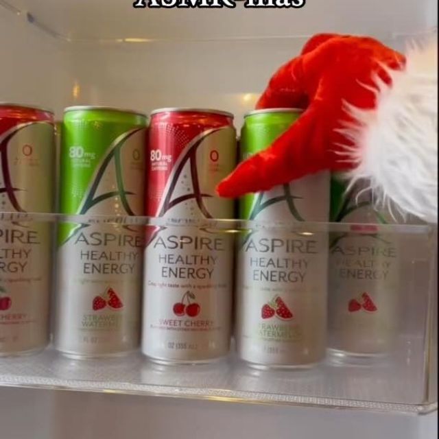 Santa’s back at the North Pole, prepping his fridge for next year—only 365 days to go! 🎅🎄 We hope you’ve enjoyed spending 25 days with us for ASMR-mas with Aspire Healthy Energy Drinks. Happy Ho-ho-holidays! 🎁✨

#AspireHealthyEnergyDrinks #UnextremeEnergy #EnergyNotAnxiety #Energydrinks #ASMR